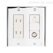GORIKI ISLAND(ゴーリキアイランド) スイッチプレ-ト PL 06 CR 790024