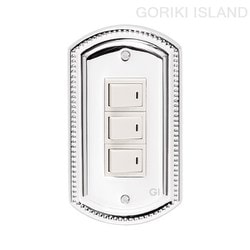 GORIKI ISLAND（ゴーリキアイランド） スイッチプレ-ト PB 03 CR 790043