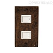 GORIKI ISLAND(ゴーリキアイランド) スイッチプレ-ト PL 02 AN 790052