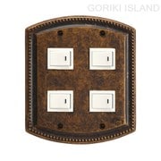 GORIKI ISLAND(ゴーリキアイランド) スイッチプレ-ト PB 04 AN 790065