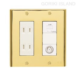 GORIKI ISLAND（ゴーリキアイランド） スイッチプレ-ト PL 06 PVD B 790074