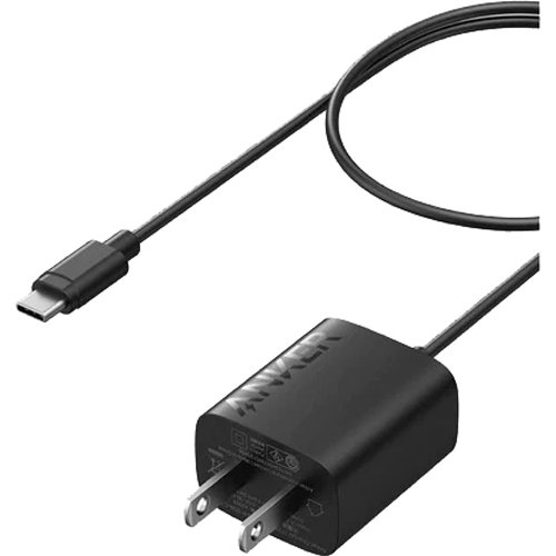 AC充電器 Anker Charger 12W USB-C ケーブル一体型 1.5m コンパクト ブラック A2059N11