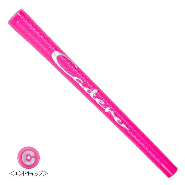 カデロ 2×2 PTG DUO ULTRA LIGHT UT ピンク/シルバー XSサイズ/B無し [ゴルフ用グリップ]