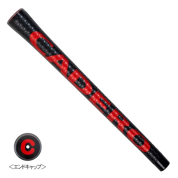 カデロ 2×2 PTG DUO UT ブラック/レッド Sサイズ/B無し [ゴルフ用グリップ]
