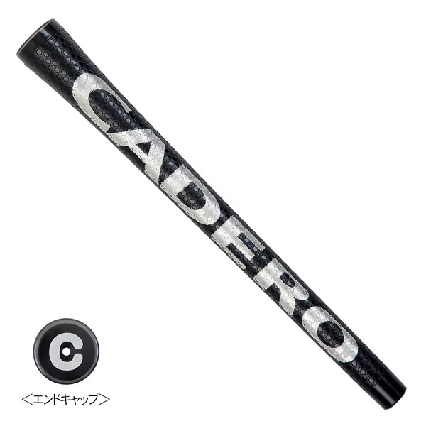 カデロ 2×2 PTG DUO UT ブラック/シルバー Sサイズ/B有り [ゴルフ用グリップ]