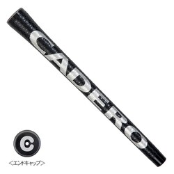 カデロ 2×2 PTG DUO UT ブラック/シルバー Mサイズ/B無し [ゴルフ用グリップ]