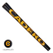 カデロ 2×2 PTG DUO UT ブラック/ゴールド Mサイズ/B有り [ゴルフ用グリップ]