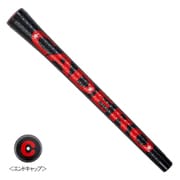 カデロ 2×2 PTG DUO UT ブラック/レッド Mサイズ/B有り [ゴルフ用グリップ]