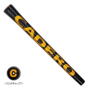 カデロ 2×2 PTG DUO UT ブラック/ゴールド Lサイズ/B無し [ゴルフ用グリップ]