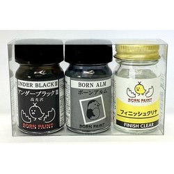 BP-SP3 ボーンペイント メッキ調お試しセット（ボーンアルム） 各15ml×3本 [プラモデル用塗料]