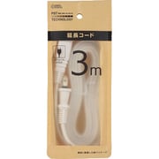 延長コード 1 個口 3m ストレートプラグ ホワイト HS-T13EDLP22