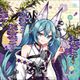 初音ミク 百鬼夜行 クッションカバー 妖狐 藤 [キャラクターグッズ]