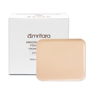 アムリターラ アメージングオーガニックファンデーション クリーミーモイスチャー SPF50+ PA++++ M1 ベリーライトオークル 10g