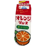 9731-30 [おもしろソックス オレンジジュース 22～25cm 1足]