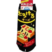 9753-5 [おもしろソックス とろけるチーズ 22～25cm 1足]