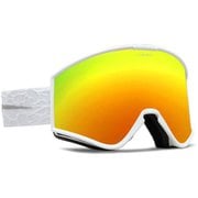 KLEVELAND 24KMG MATTE WHITE NURON(GREY RED CHROME JP LENS) [スキー スノーボード ゴーグル 眼鏡対応]