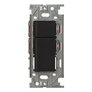 NKW02308-SB [NKシリーズ スイッチセット ダブル 3路（上トリプル/下ダブル） ソフトブラック 1個入]