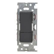 NKW02014-SB [NKシリーズ スイッチセット ダブル 4路（上ダブル/下トリプル） ソフトブラック 1個入]