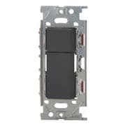 NKW02314-SB [NKシリーズ スイッチセット ダブル 4路（上トリプル/下ダブル） ソフトブラック 1個入]