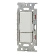 NKW02038-PW [NKシリーズ スイッチセット ダブル 3路+4路（上ダブル/下トリプル） ピュアホワイト 1個入]