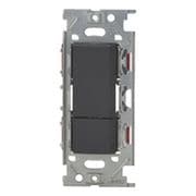 NKW02038-SB [NKシリーズ スイッチセット ダブル 3路+4路（上ダブル/下トリプル） ソフトブラック 1個入]