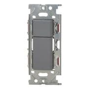 NKW02338-SG [NKシリーズ スイッチセット ダブル 3路+4路（上トリプル/下ダブル） リソッドグレー 1個入]