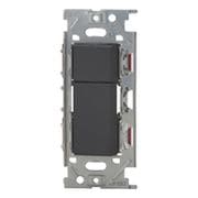 NKW02338-SB [NKシリーズ スイッチセット ダブル 3路+4路（上トリプル/下ダブル） ソフトブラック 1個入]