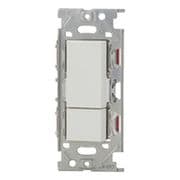 NKW02063-PW [NKシリーズ スイッチセット ダブル 4路+3路（上ダブル/下トリプル） ピュアホワイト 1個入]