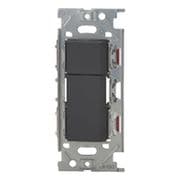 NKW02363-SB [NKシリーズ スイッチセット ダブル 4路+3路（上トリプル/下ダブル） ソフトブラック 1個入]