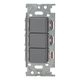 NKシリーズ スイッチセット トリプル 3路+4路+3路 リソッドグレー 1個入 NKW03809-SG