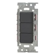 NKW03809-SB [NKシリーズ スイッチセット トリプル 3路+4路+3路 ソフトブラック 1個入]