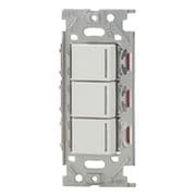 NKW03012-PW [NKシリーズ スイッチセット チェックランプ付 トリプル 3路 ピュアホワイト 1個入]