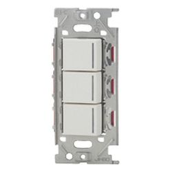 NKW03730-PW [NKシリーズ スイッチセット ガイド・チェックランプ付 トリプル 3路 ピュアホワイト 1個入]