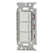 NKW03730-PW [NKシリーズ スイッチセット ガイド・チェックランプ付 トリプル 3路 ピュアホワイト 1個入]