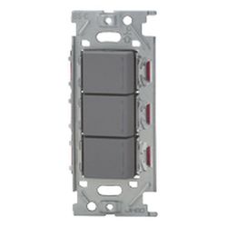 NKW03730-SG [NKシリーズ スイッチセット ガイド・チェックランプ付 トリプル 3路 リソッドグレー 1個入]