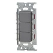 NKW03730-SG [NKシリーズ スイッチセット ガイド・チェックランプ付 トリプル 3路 リソッドグレー 1個入]