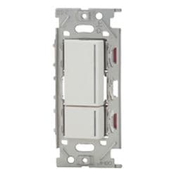 NKW02802-PW [NKシリーズ スイッチセット ガイド付/チェックランプ付 ダブル 3路（上ダブル（ガイド）/下トリプル（チェック）） ピュアホワイト 1個入]