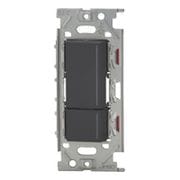 NKW02802-SB [NKシリーズ スイッチセット ガイド付/チェックランプ付 ダブル 3路（上ダブル（ガイド）/下トリプル（チェック）） ソフトブラック 1個入]