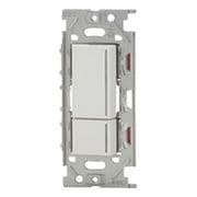 NKW02852-PW [NKシリーズ スイッチセット ガイド付/チェックランプ付 ダブル 3路（上ダブル（ガイド）/下トリプル（ガイド・チェック）） ピュアホワイト 1個入]