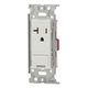 JEC-BN-ITGE-PW [J・WIDE SLIM/J・WIDE/ニューマイルドビー/NKシリーズ 埋込アースターミナル付15A/20A兼用コンセント 125V ピュアホワイト 1個入]