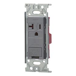 JEC-BN-ITGE-SG [NKシリーズ 埋込アースターミナル付15A/20A兼用コンセント 125V リソッドグレー 1個入]