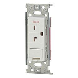 JEC-BN-LIGE-PW [NKシリーズ 埋込アースターミナル付15A/20A兼用コンセント 250V ピュアホワイト 1個入]