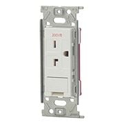 JEC-BN-LIGE-PW [NKシリーズ 埋込アースターミナル付15A/20A兼用コンセント 250V ピュアホワイト 1個入]