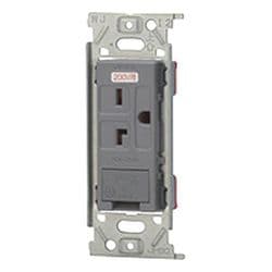 JEC-BN-LIGE-SG [NKシリーズ 埋込アースターミナル付15A/20A兼用コンセント 250V リソッドグレー 1個入]