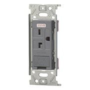 JEC-BN-LIGE-SG [NKシリーズ 埋込アースターミナル付15A/20A兼用コンセント 250V リソッドグレー 1個入]