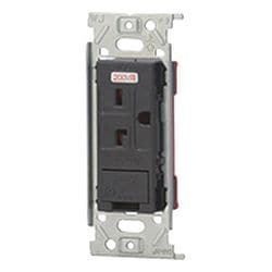 JEC-BN-LIGE-SB [NKシリーズ 埋込アースターミナル付15A/20A兼用コンセント 250V ソフトブラック 1個入]
