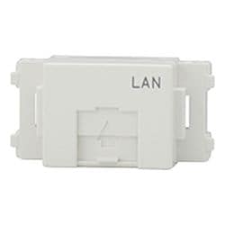 JEC-BN-LW5EL-PW [NKシリーズ 埋込モジュラジャック 8極8心 Cat5e LAN入 ピュアホワイト 1個入]