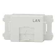 JEC-BN-LW5EL-PW [NKシリーズ 埋込モジュラジャック 8極8心 Cat5e LAN入 ピュアホワイト 1個入]