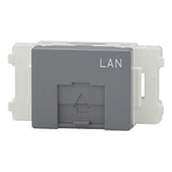 JEC-BN-LW5EL-SG [NKシリーズ 埋込モジュラジャック 8極8心 Cat5e LAN入 リソッドグレー 1個入]
