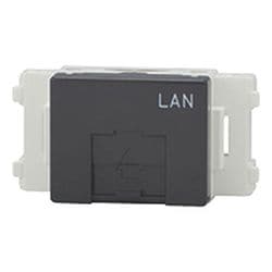 JEC-BN-LW5EL-SB [NKシリーズ 埋込モジュラジャック 8極8心 Cat5e LAN入 ソフトブラック 1個入]